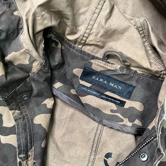 Zara Man Fall Camo Jacket - Picture 3 of 5